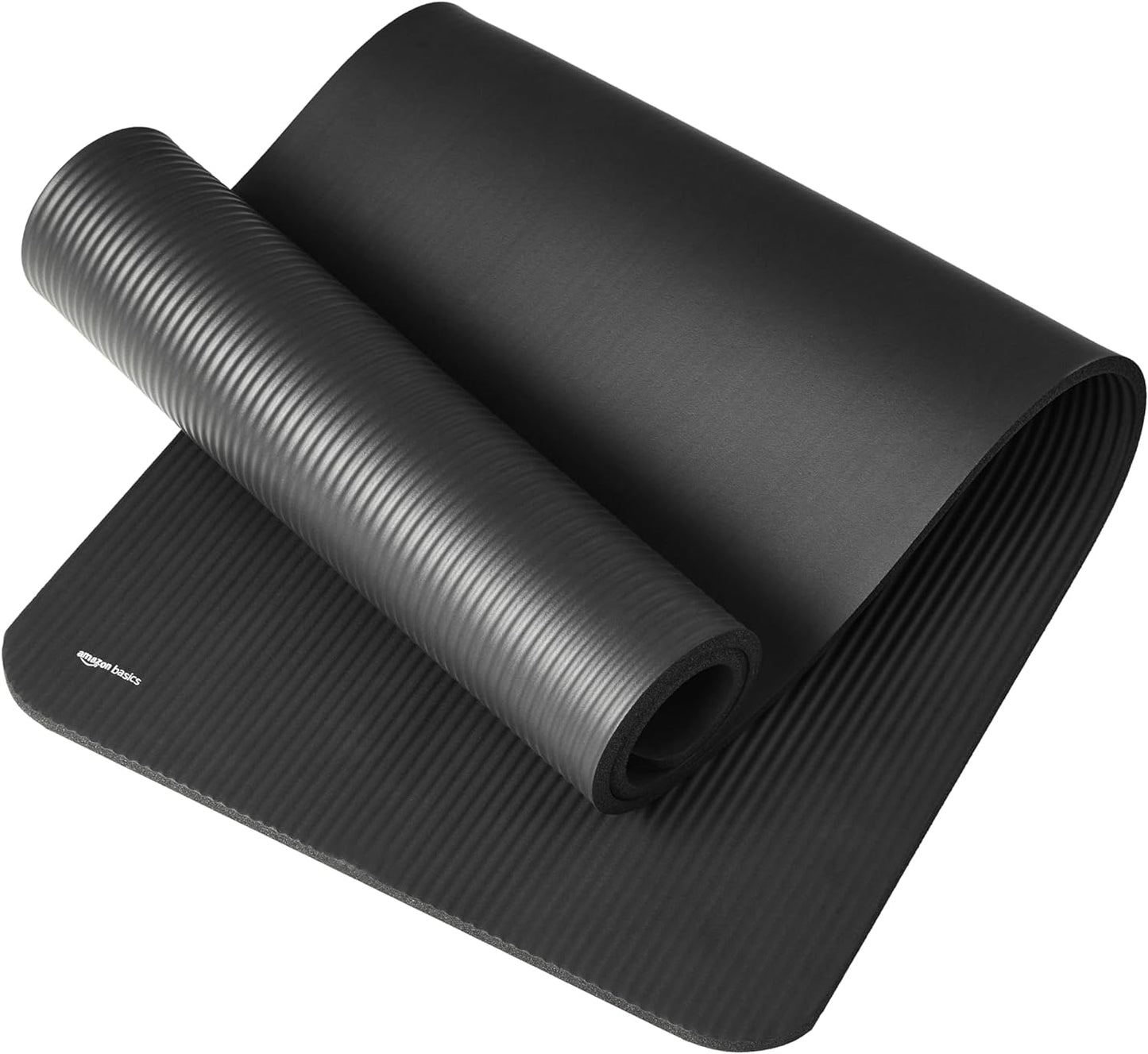  1/2 Inch Extra Thick Yoga & Exercise Mat with Carrying Strap – Cushioned Comfort for Home, Gym & Floor Workouts